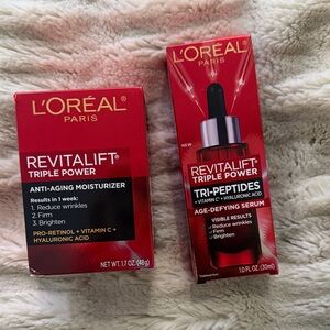 L'Oreal Revitalift Triple Power Moisturizer and Serum Set